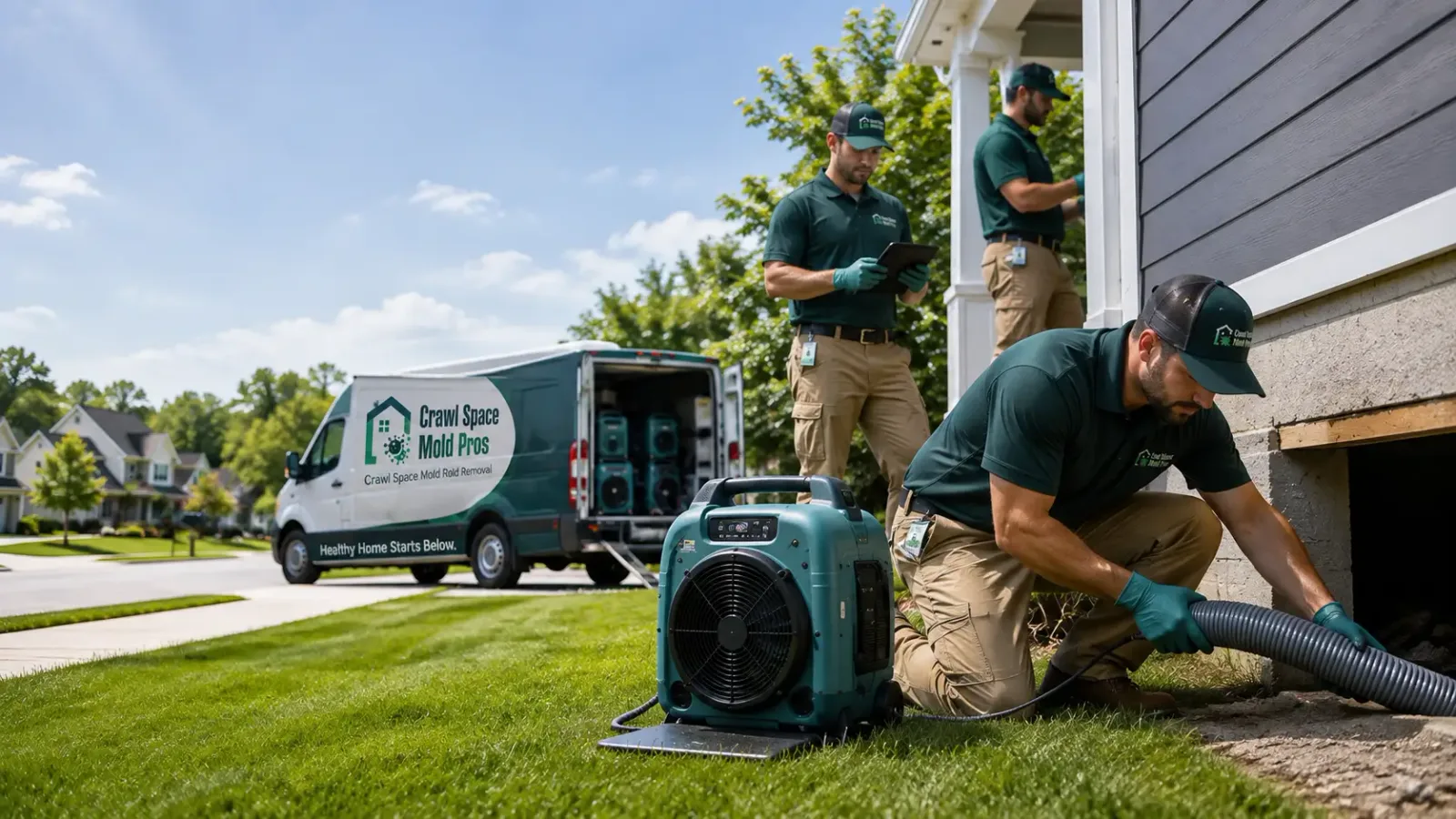 Crawl Space Mold Removal in Pingree, ID